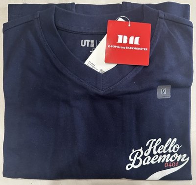 UNIQLO T恤 baby monster