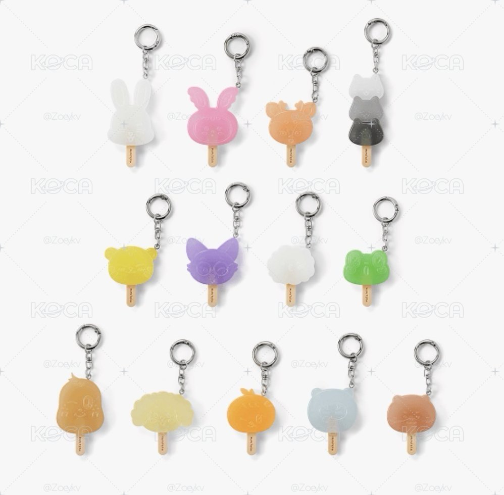 現貨 Miniteen 冰棒鑰匙圈 秀 八 俊 率 僅拆封 全新未使用