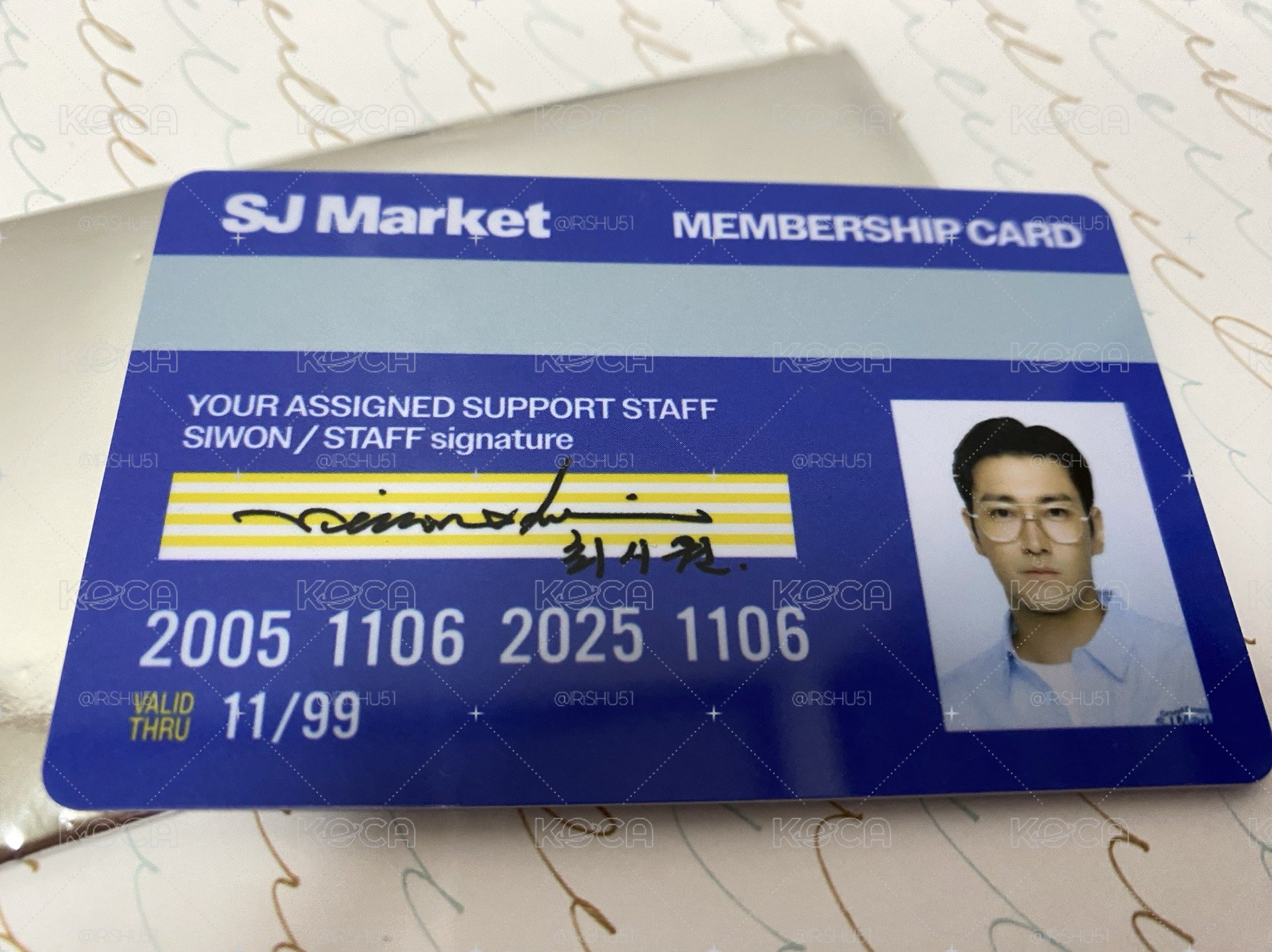 SJ超市入場卡始源