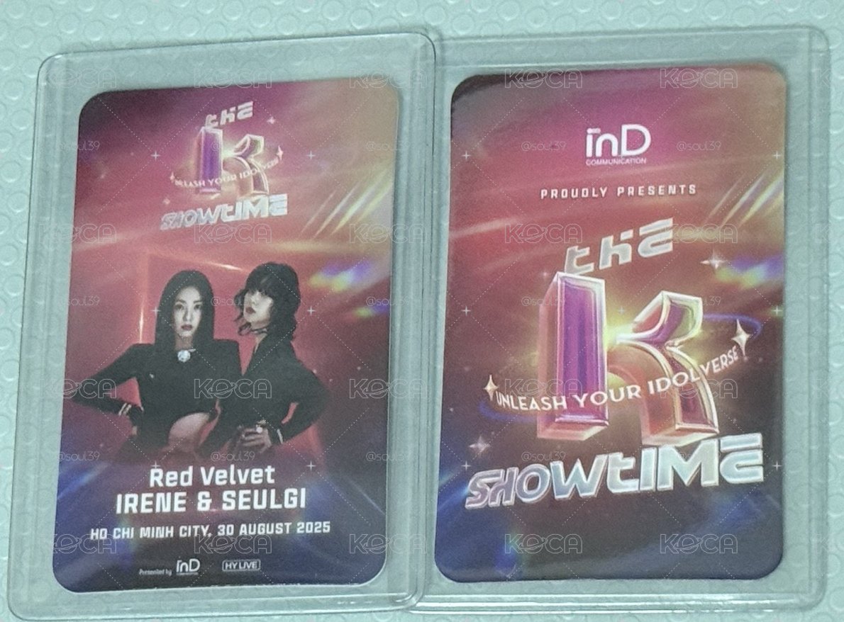 Irene & Seulgi_越南拼盤入場卡