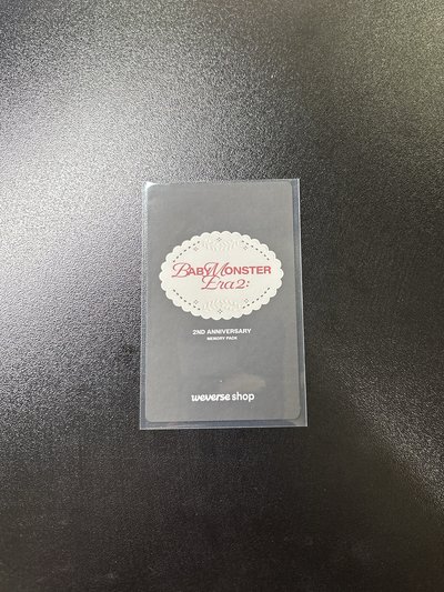 二週年回憶紀念寫真 wvs B 特典卡 