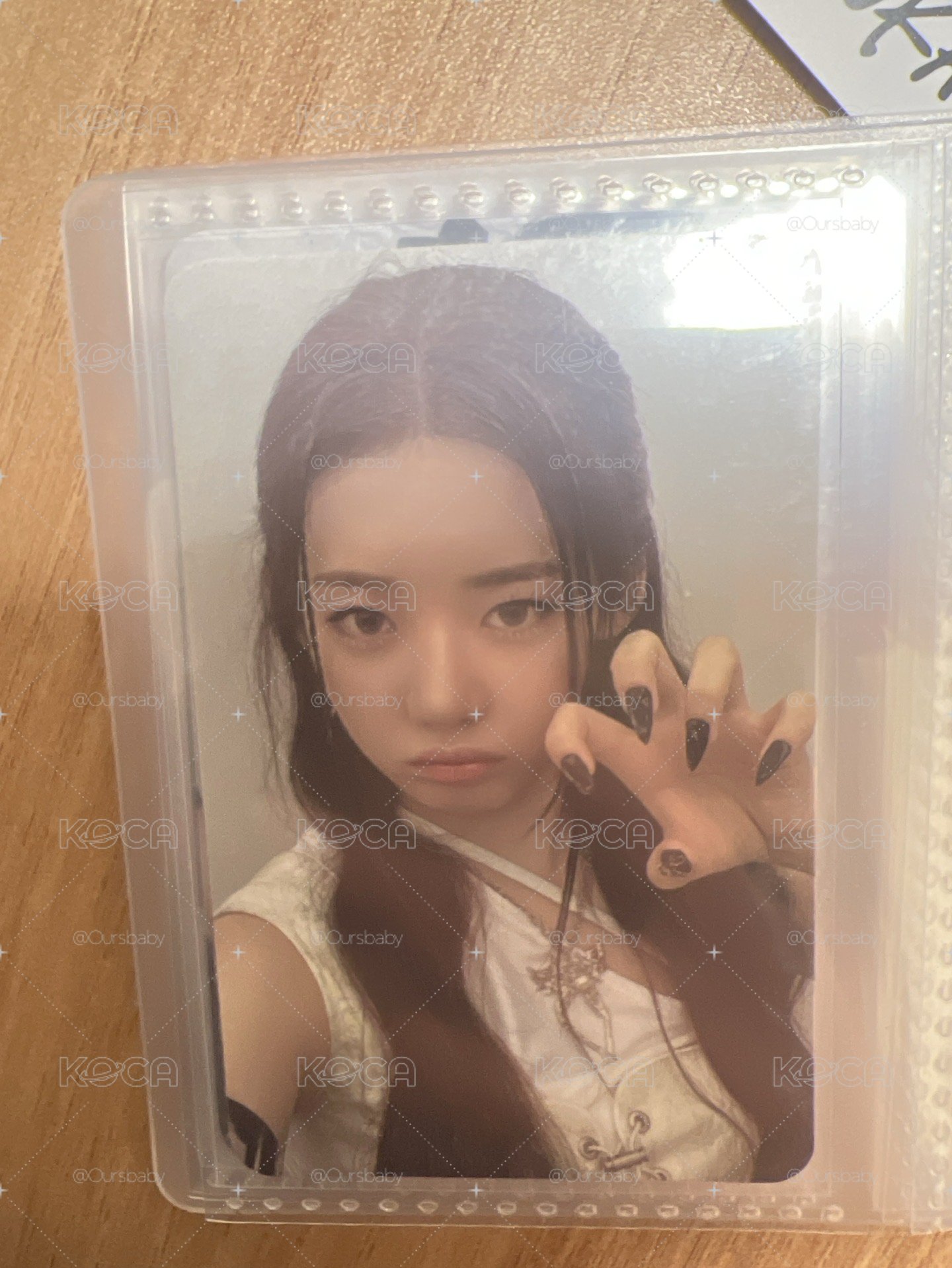 韓背。babymon7er。單封預售特典