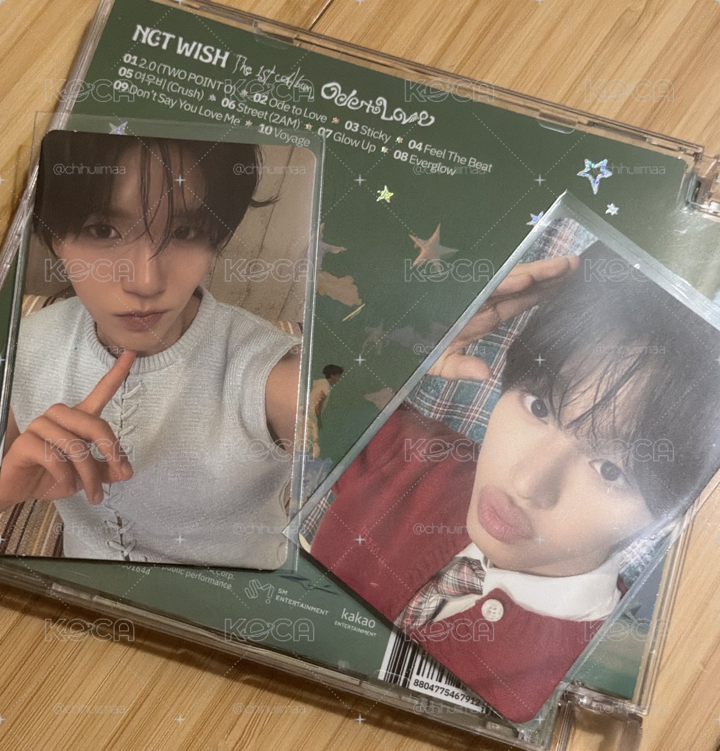 Nct wish odl Riku k4特典+Jahee專卡