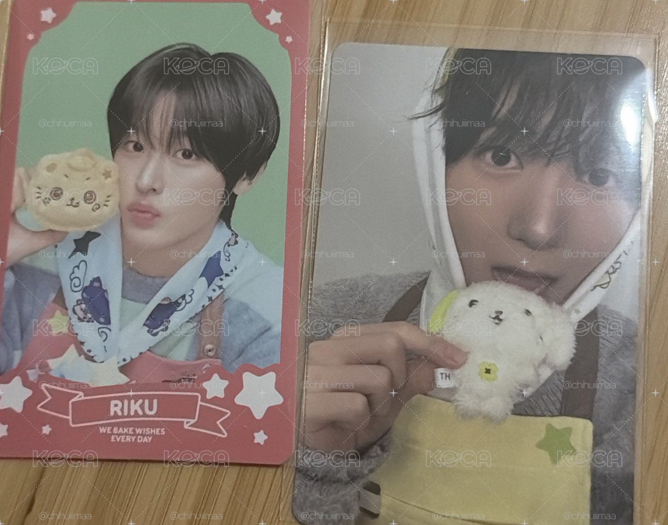 Nct wish bakery 隨機卡 Ryo+Riku