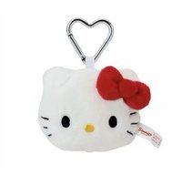 吊娃 Kitty 毛絨愛心扣吊飾