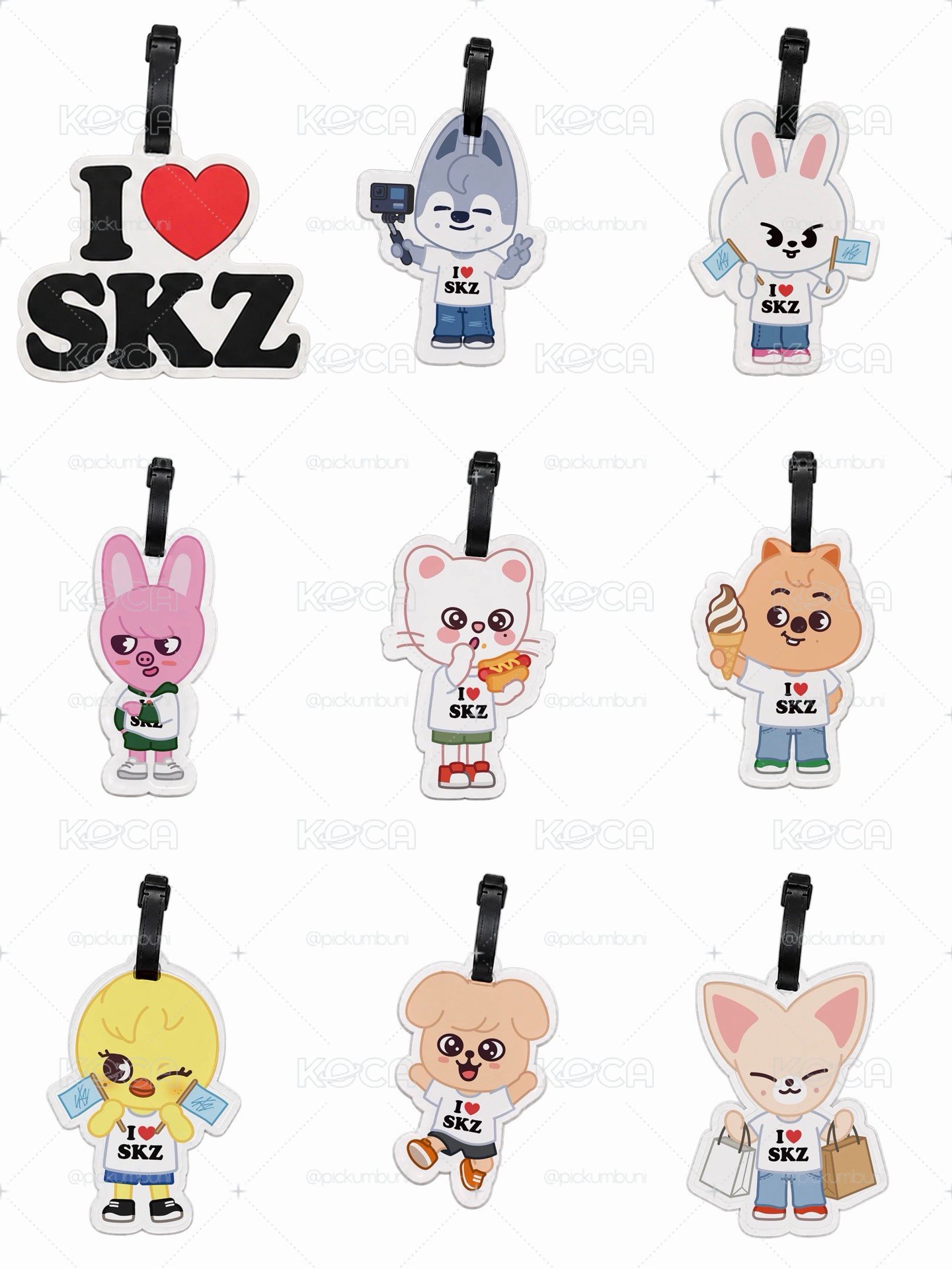 SKZOO 北美快閃 行李吊牌 線上