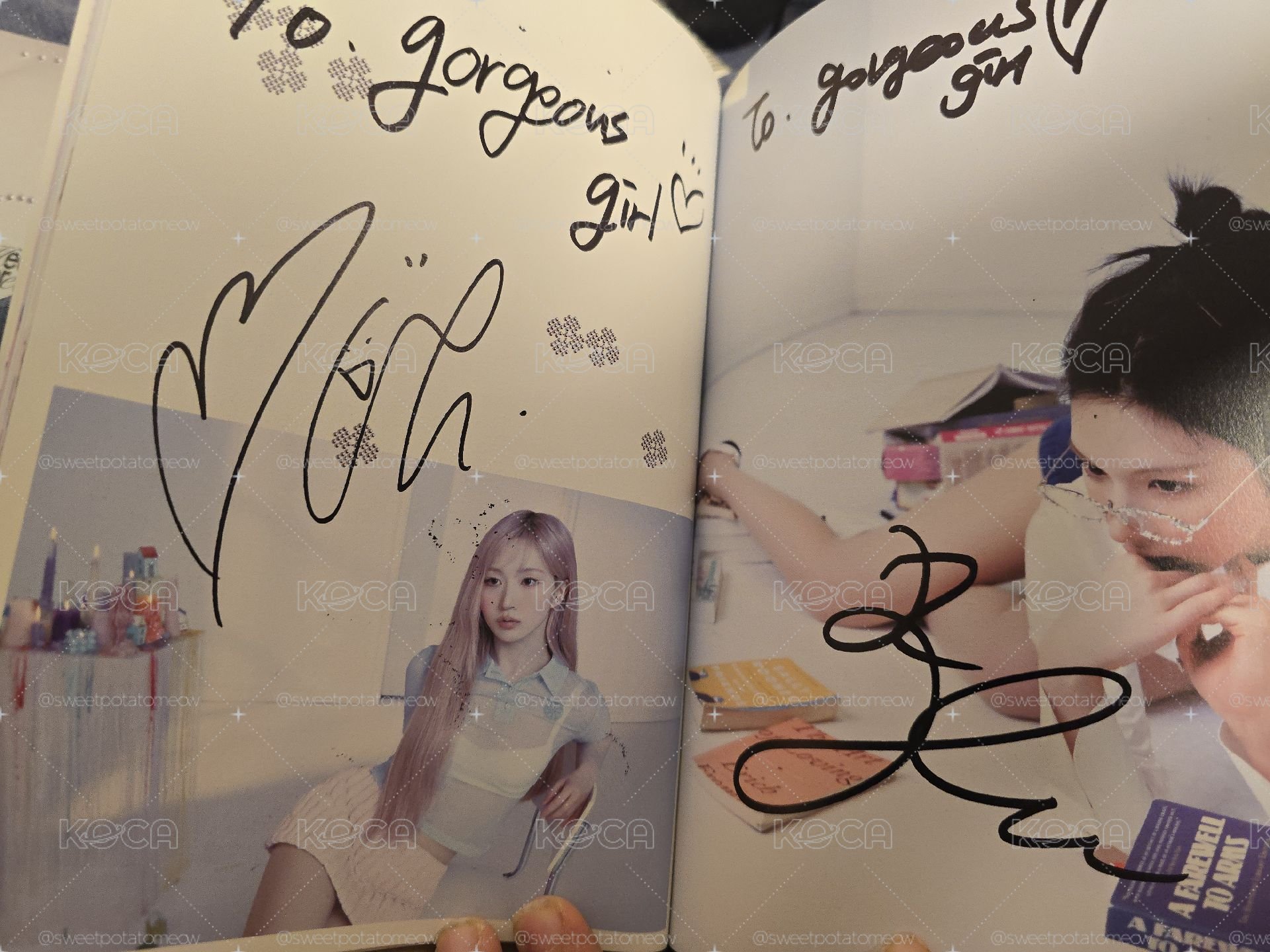 gorgeous girls to簽