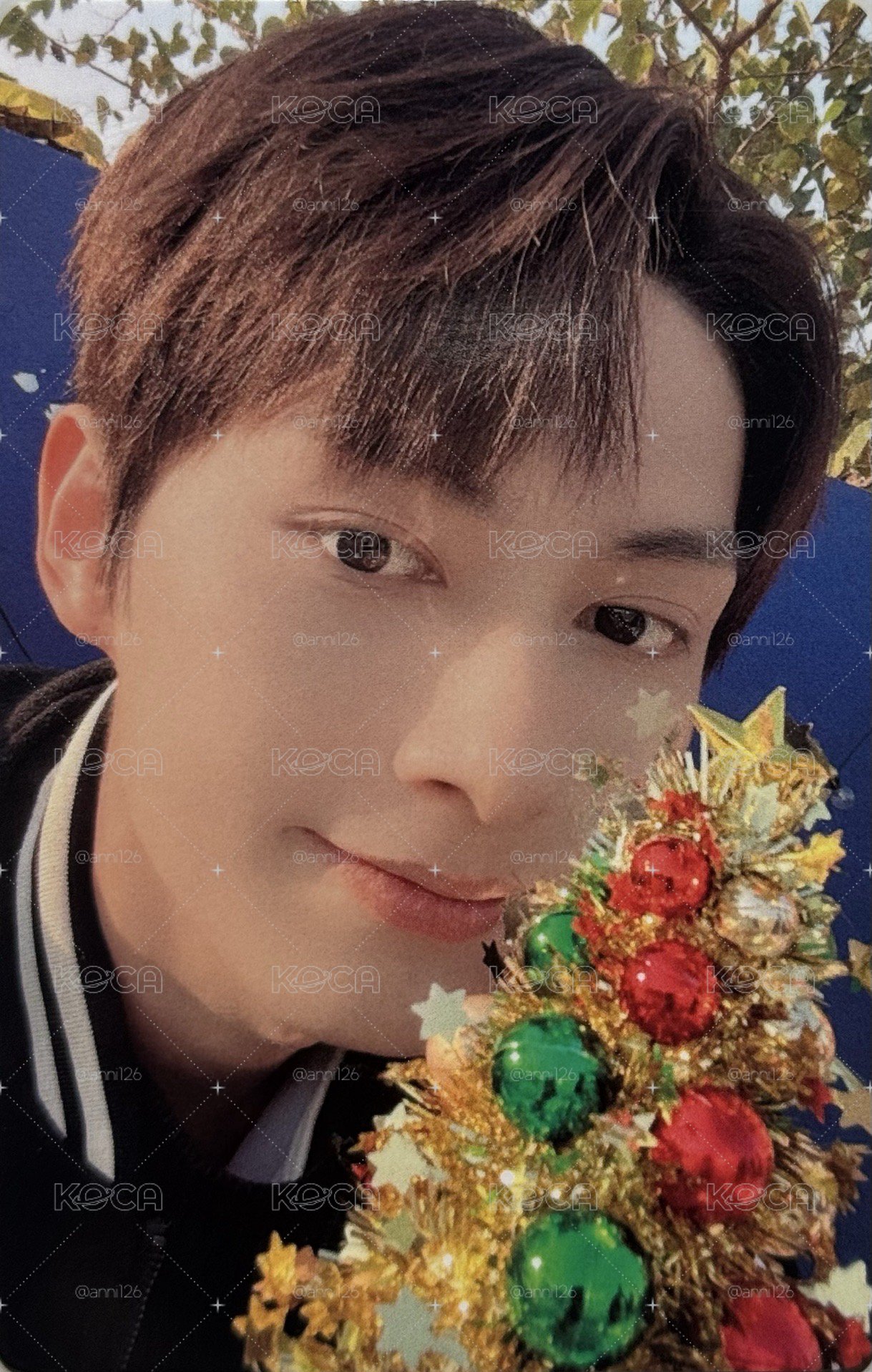 俊🐈｜MINI9 yzy F 簽售卡 聖誕中文卡背