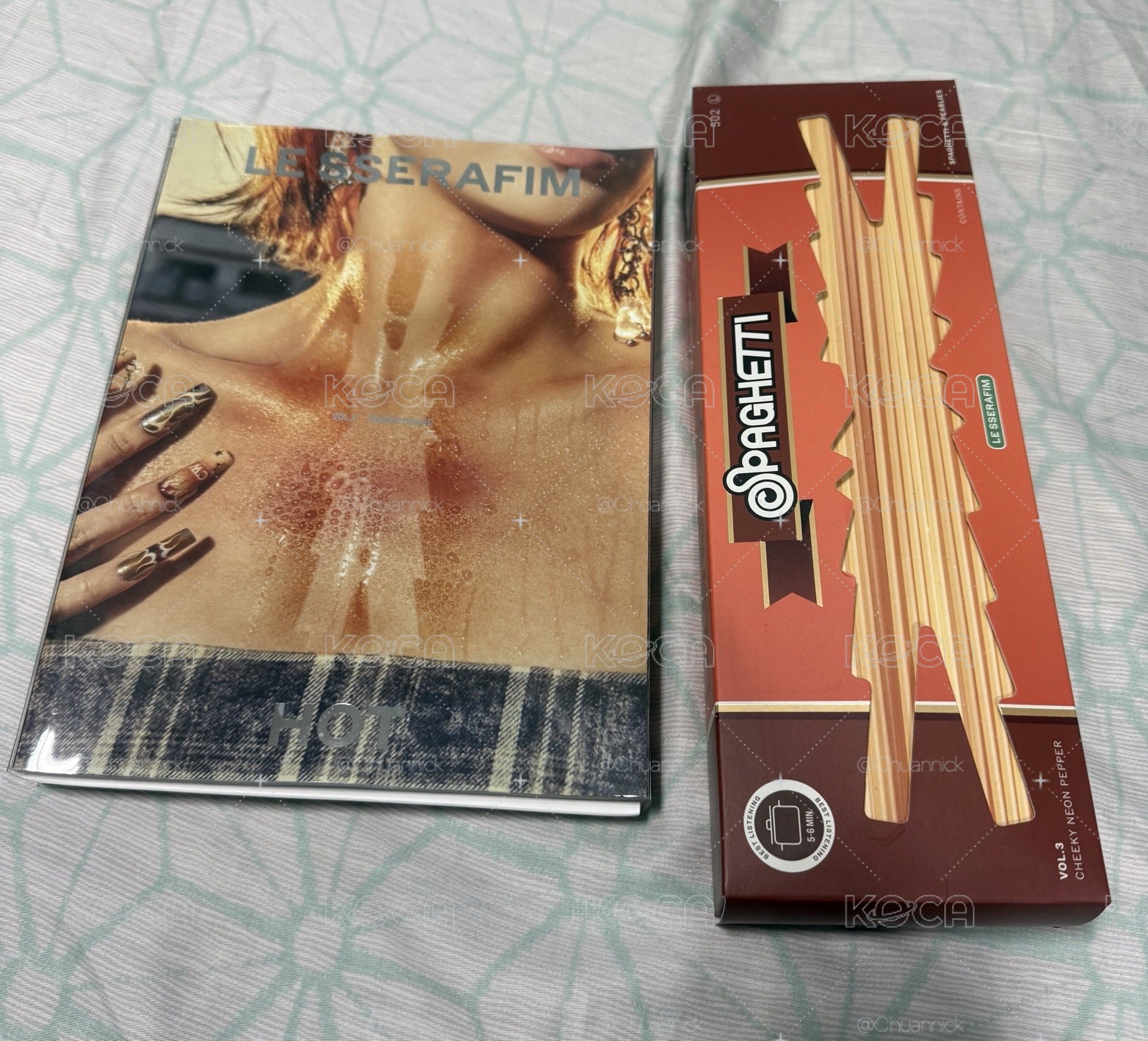 「免費送」Hot 已拆專、SPAGHETTI（橘）已拆專、分別的小卡