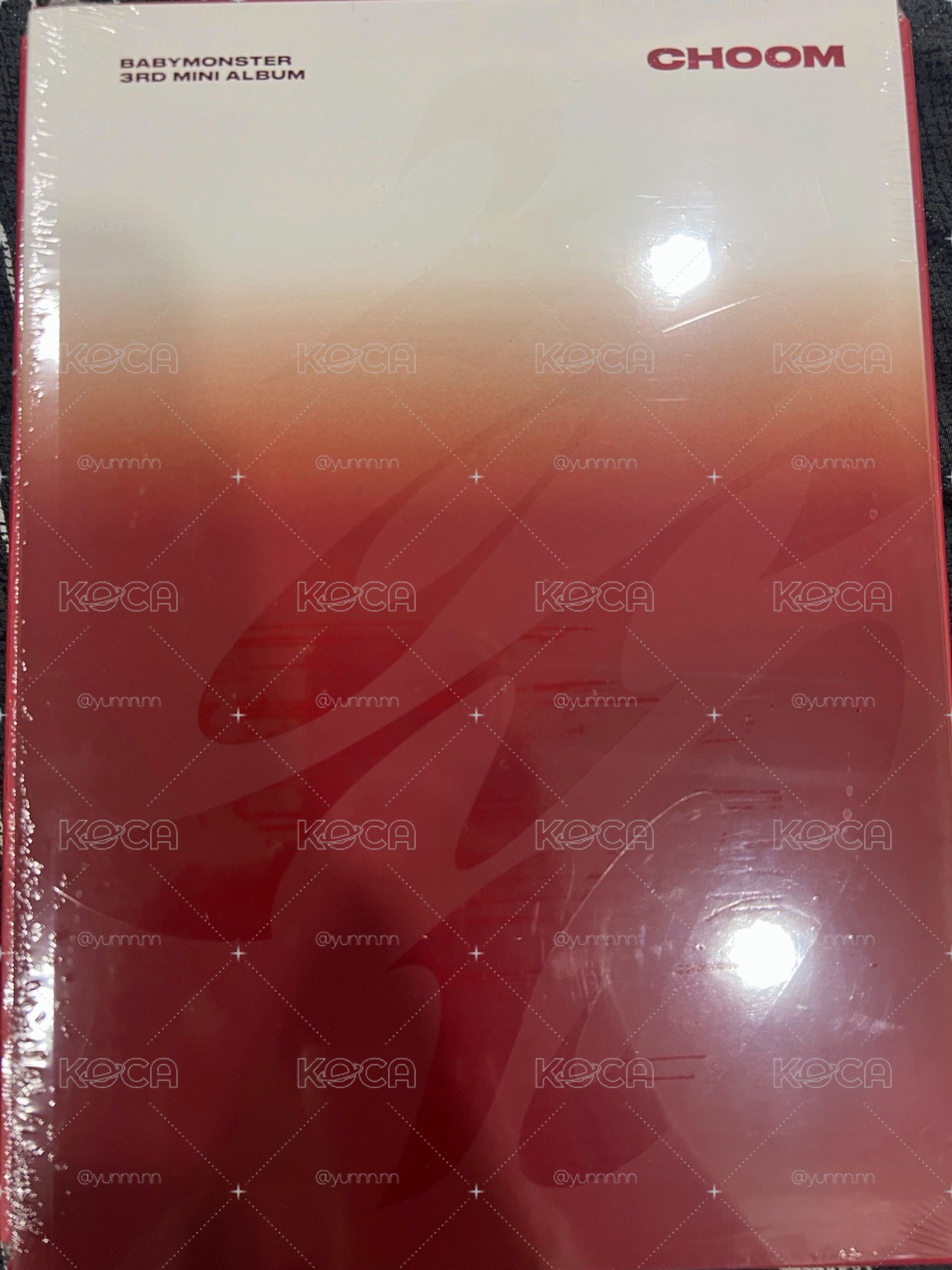 BabyMonster 춤 (CHOOM) 專輯 Crimson Ver. 全新未拆