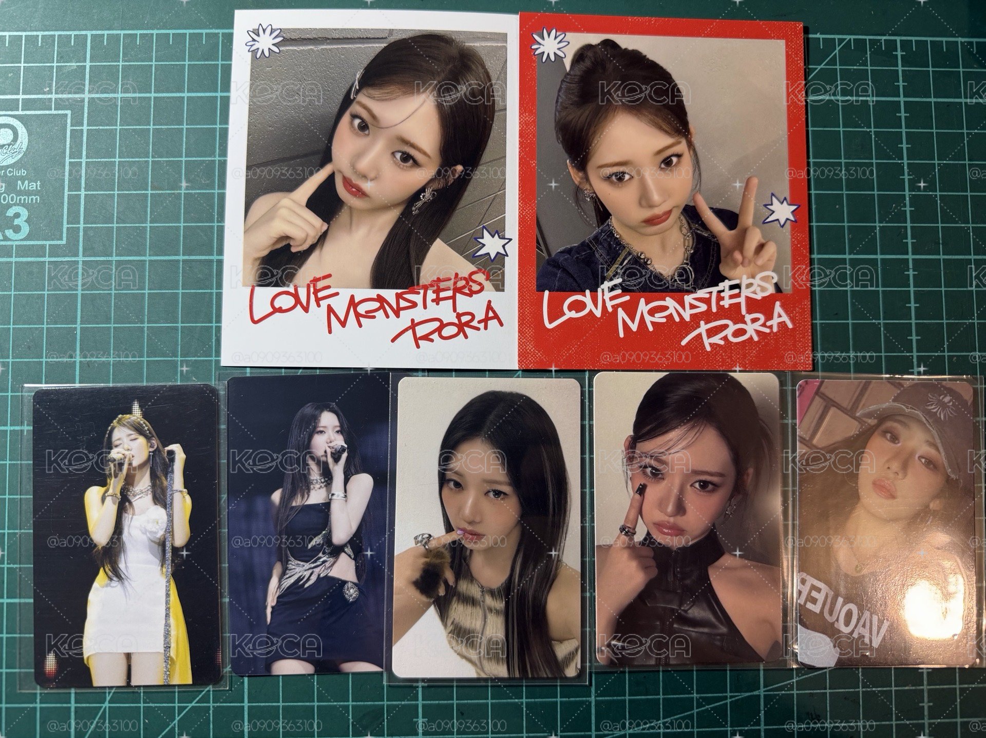 Hello monsters Rora 5張出便宜出加快閃店拍立得AB 塔店卡包