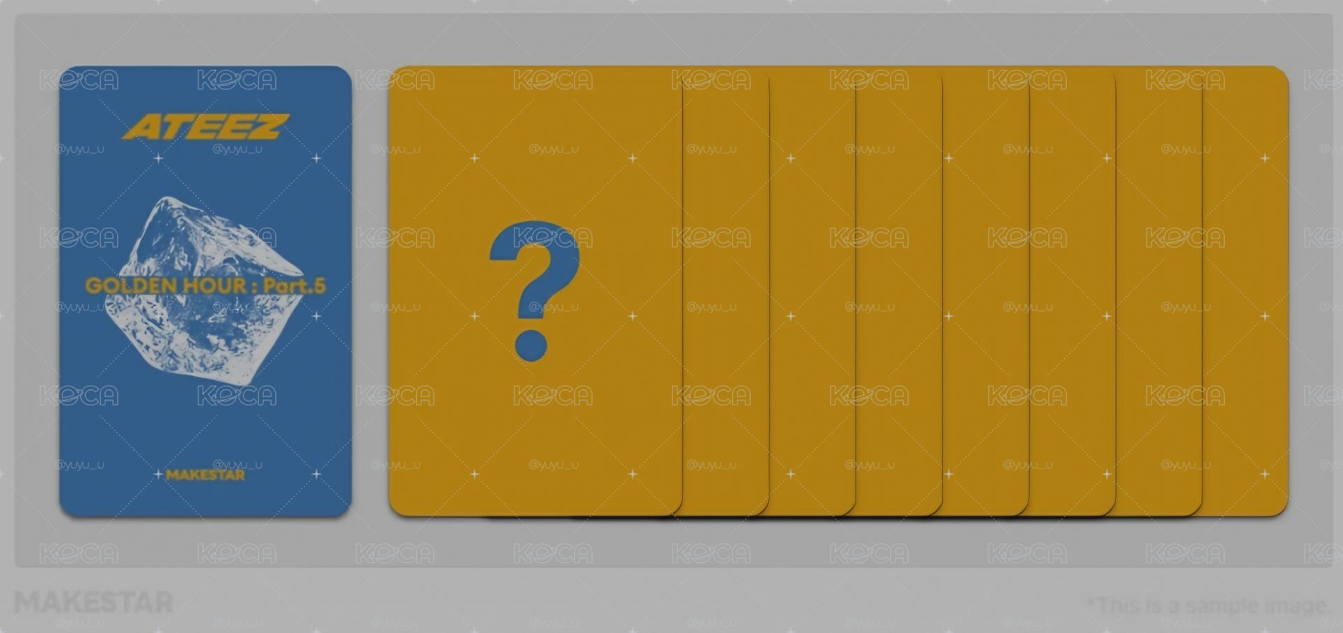 ATEEZ▪︎預購 GH5 MS 海洋朋友 可選成員 特典卡 POCA專