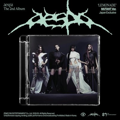 aespa LEMONADE 日本限定專（特典8隨1）Japan Exclusive 專輯 MUTANT Ver. 
