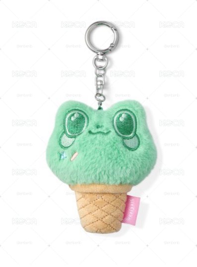 ICE CREAM WITH MINITEEN FACE KEYRING THEpalee