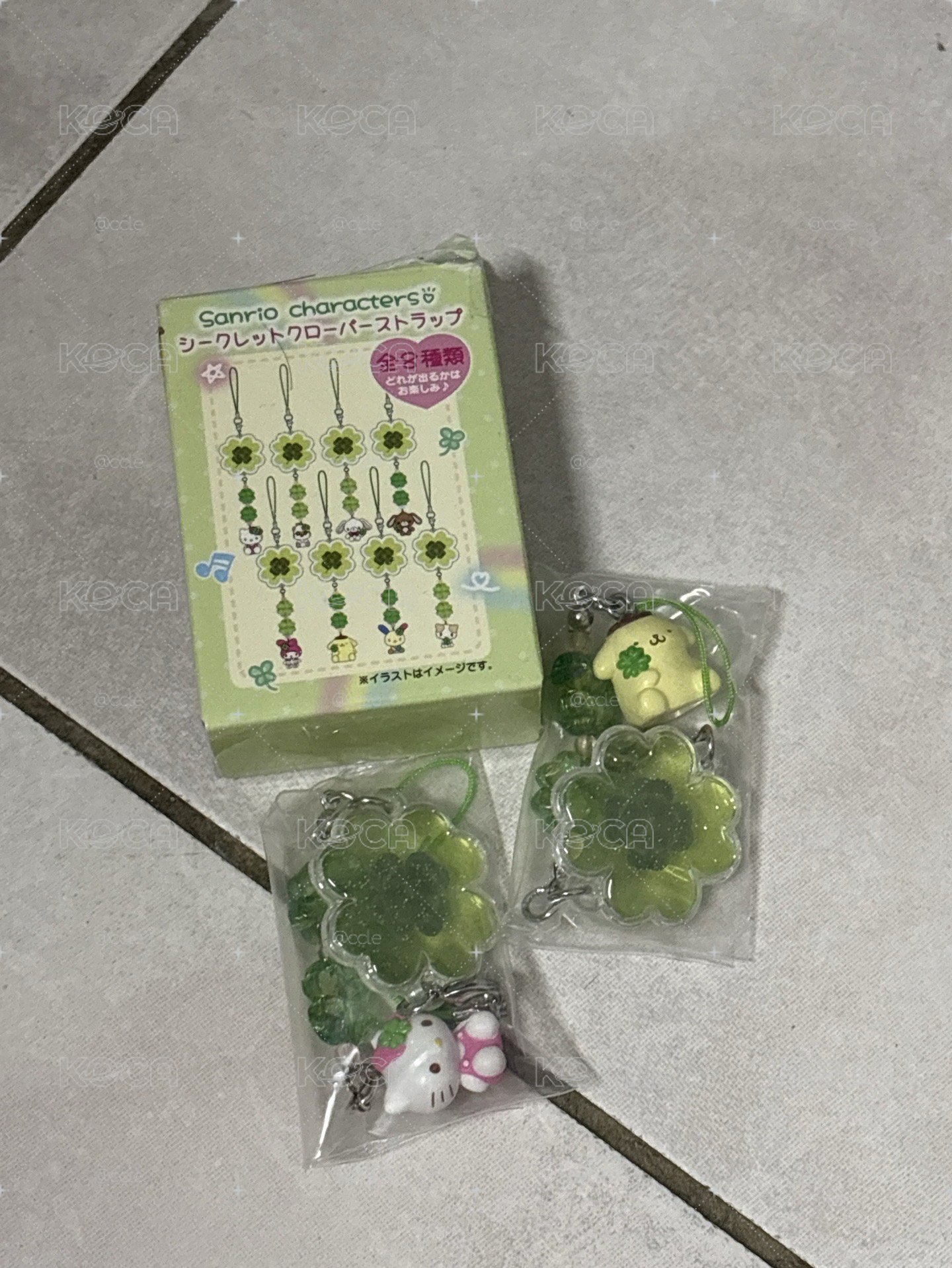 三麗鷗 幸運草吊飾