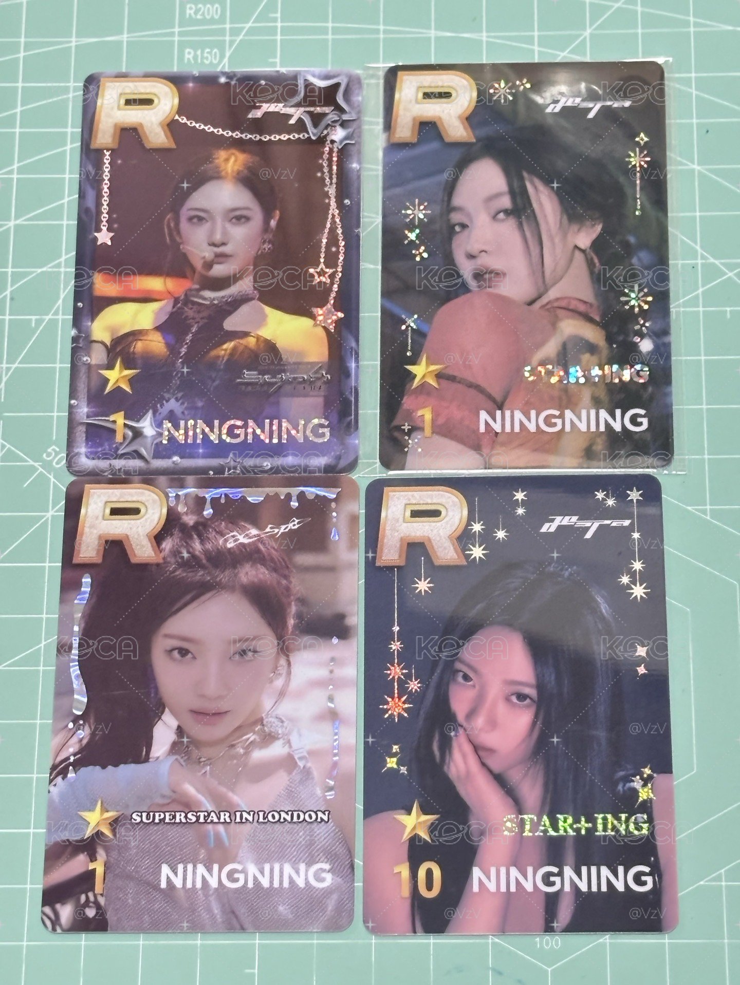 四張遊戲卡寧(pvc材質易有廠損，一率默認有損）