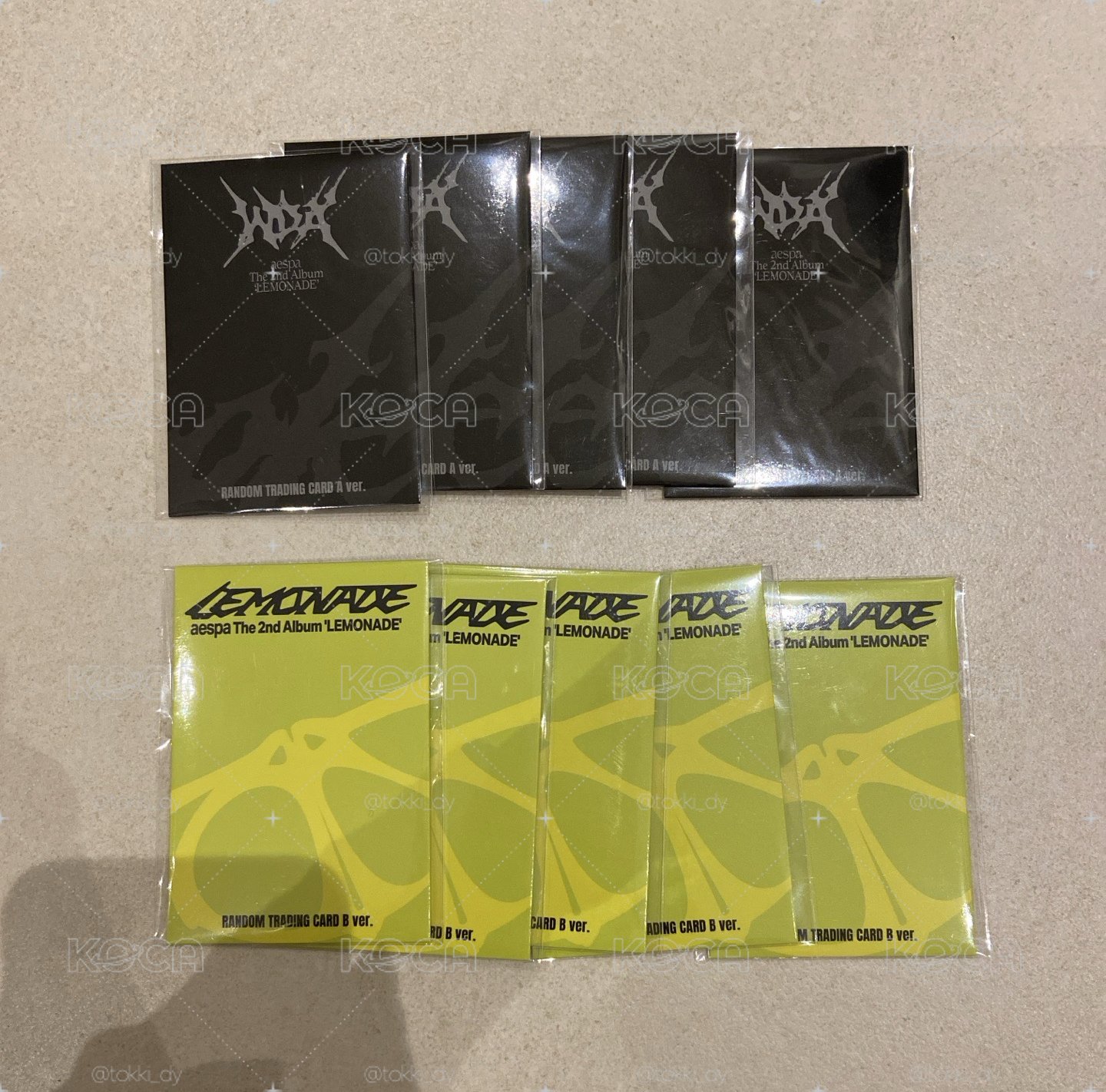 aespa-Lemonade 快閃店隨機卡包 現貨 6/6回國寄出