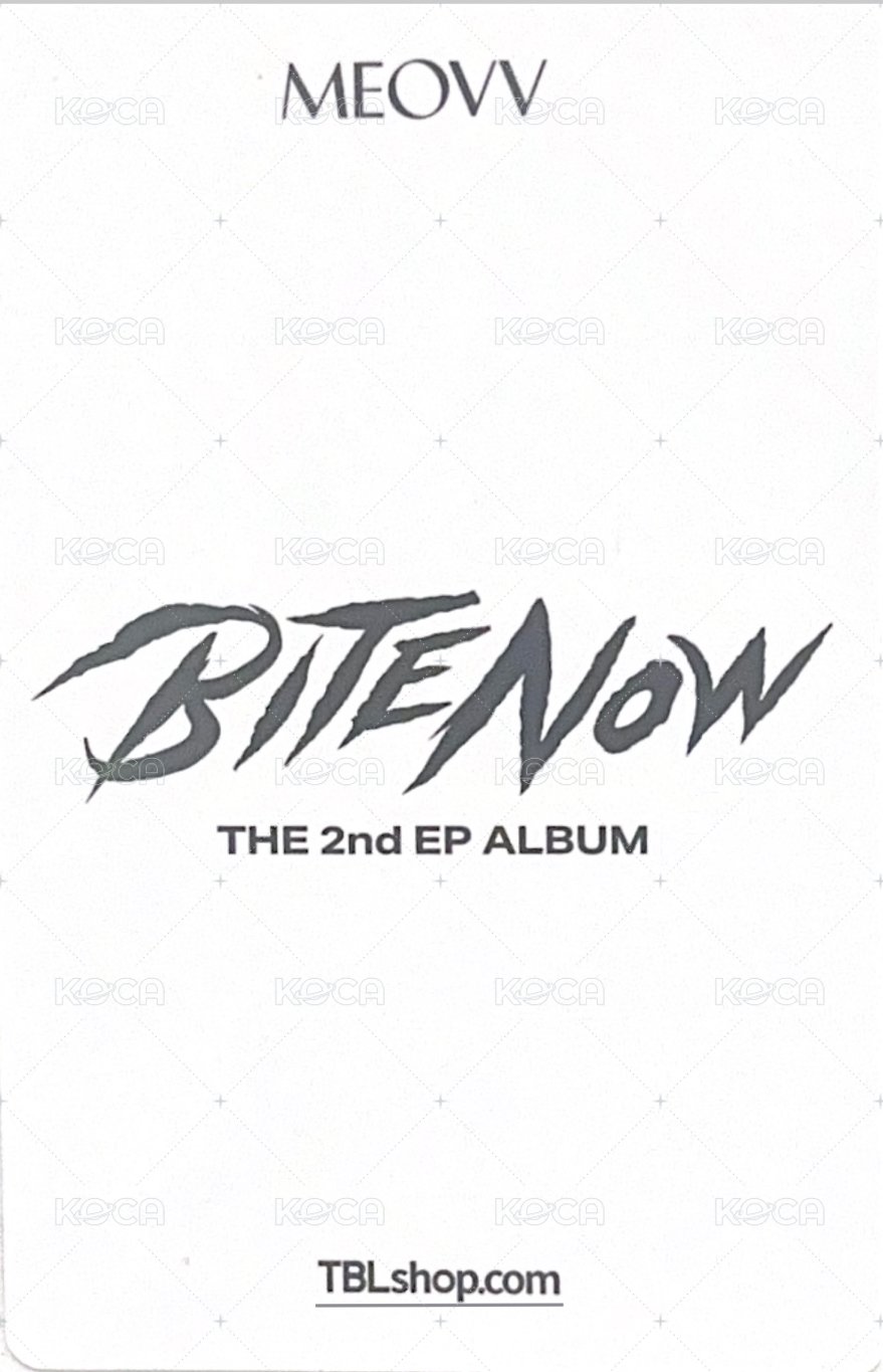 BITE NOW tbl 單封預售 特典卡  背面