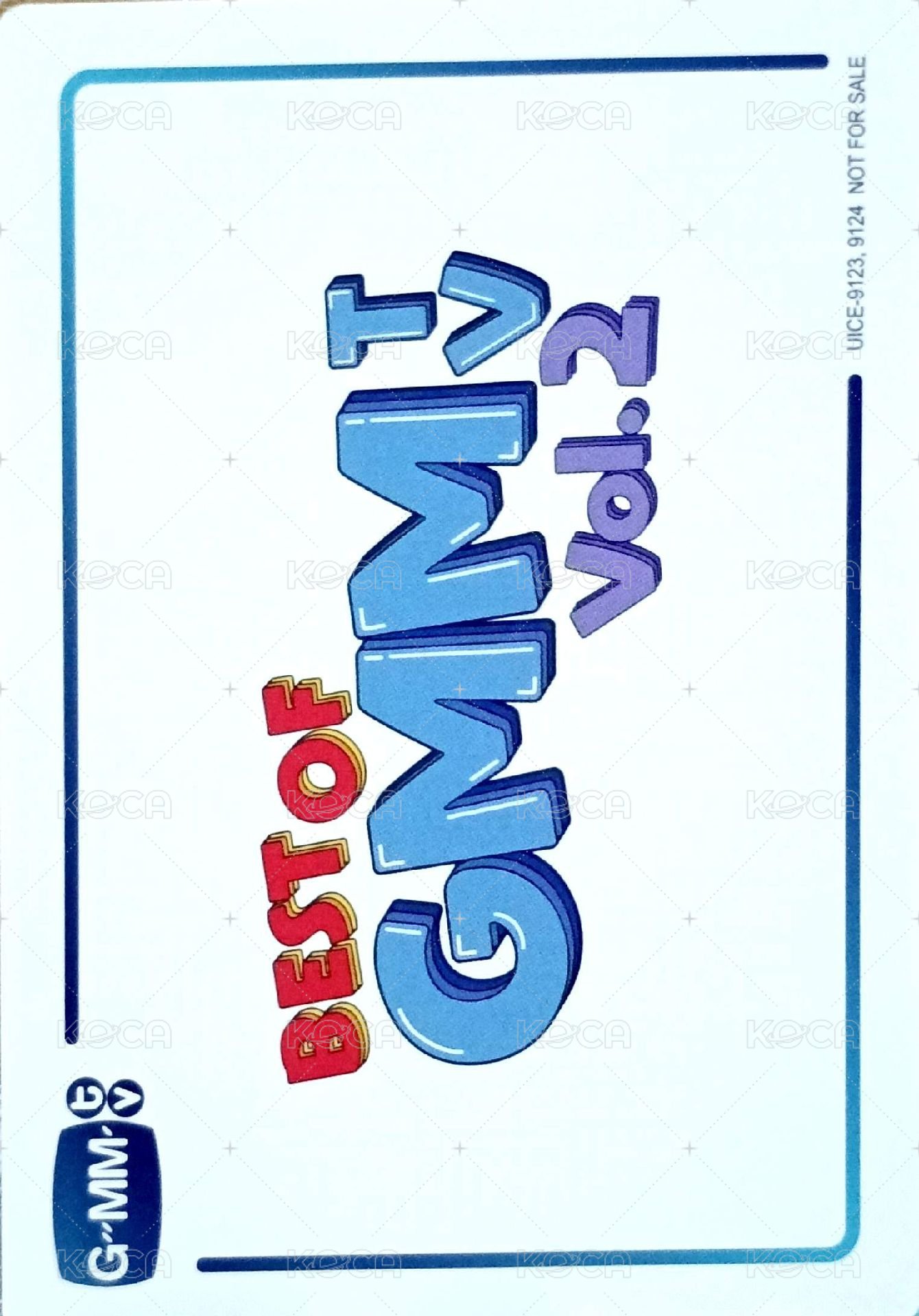 BEST OF GMMTV Vol.2 專輯卡  背面