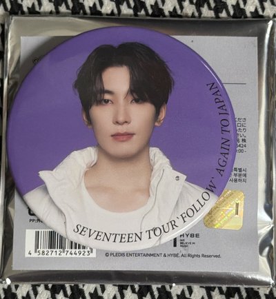 【現貨含小說 可當日出貨】seventeen follow again 日巡 全圓佑 徽章 小說