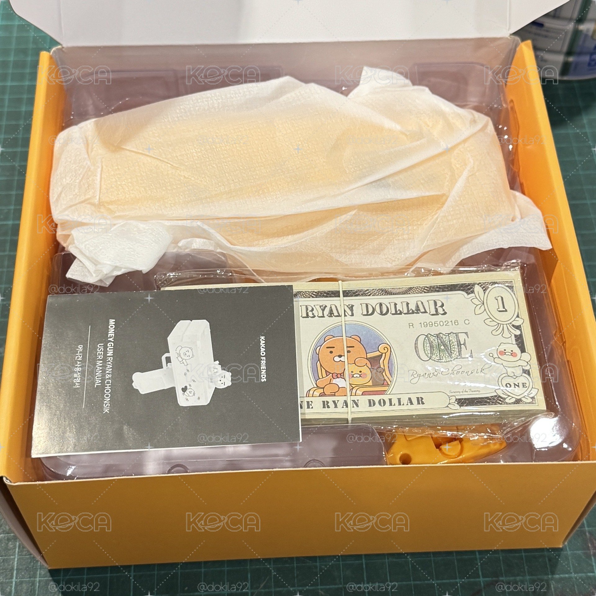 RYAN玩具紙鈔槍