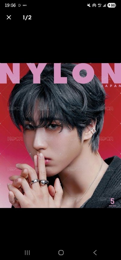 Nylon大損雜誌（圖一）+GQ切頁（圖二到四示意）