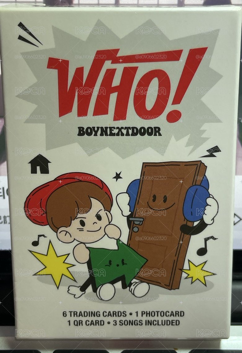 WHO! 電子專 Weverse Albums Ver. 空專含配置小卡 已掃