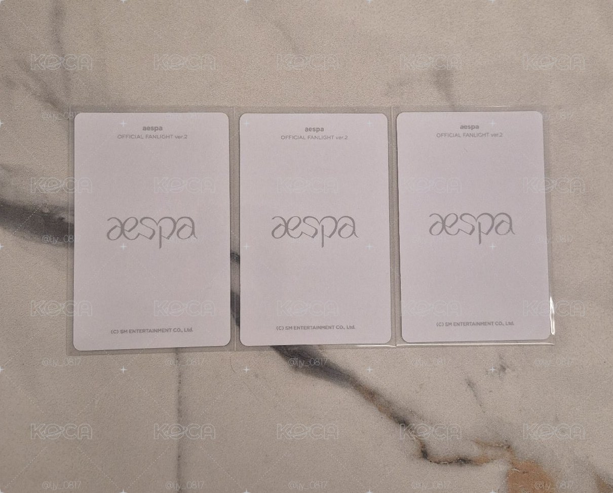 aespa手燈卡3.0