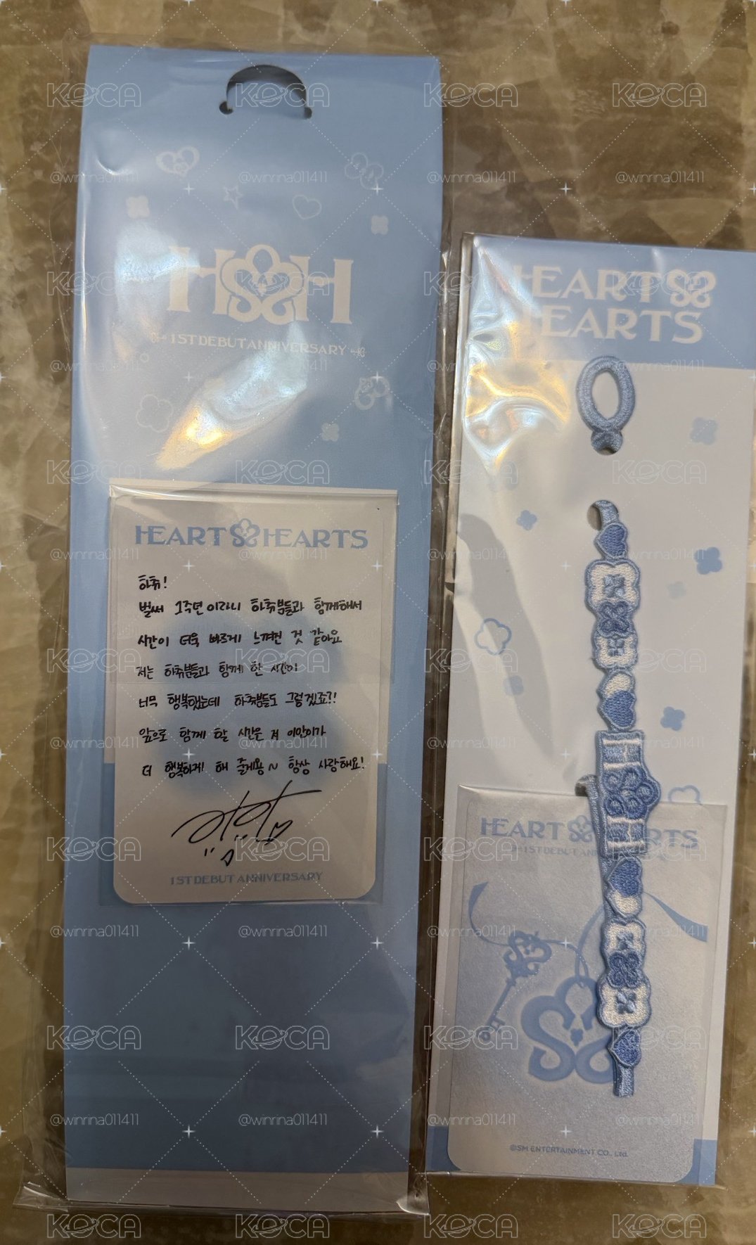 在台現貨 Hearts2Hearts 一週年週邊 全新未拆 都含卡
