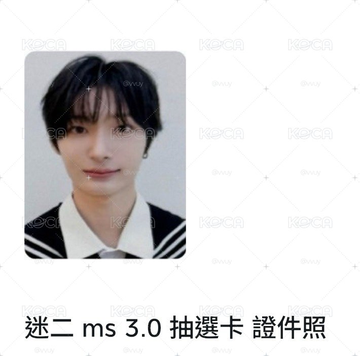 東花迷二ms中簽證件照
