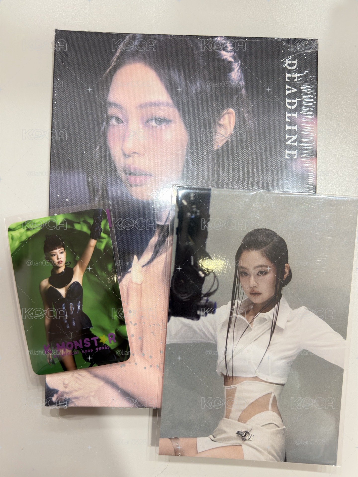 Deadline Jennie單封特典+明信片