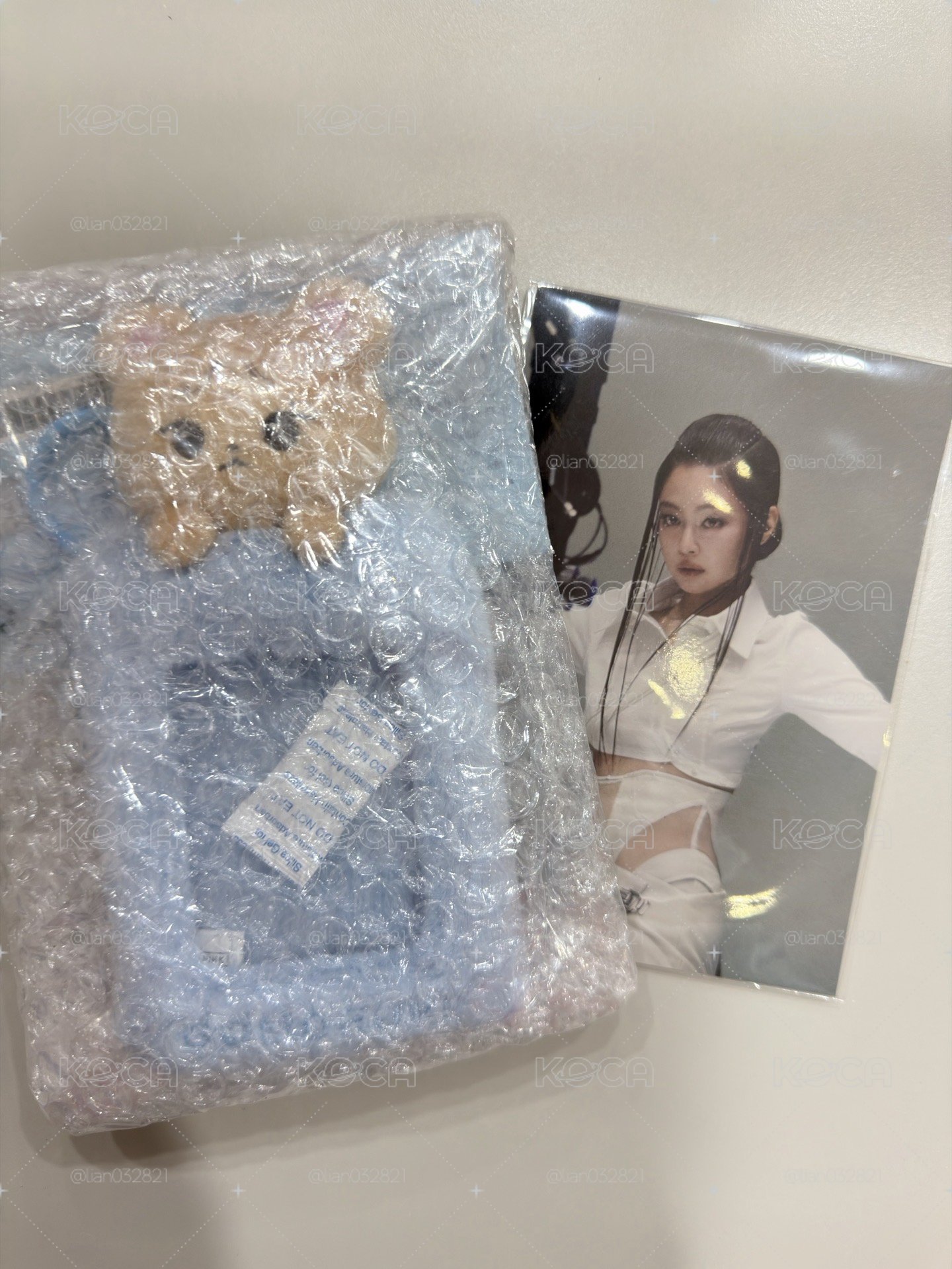 Jennie卡套+明信片全新未拆