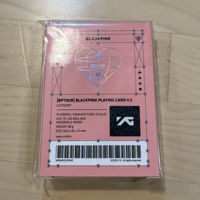 <BLACKPINK>2巡撲克牌V.2(未拆）