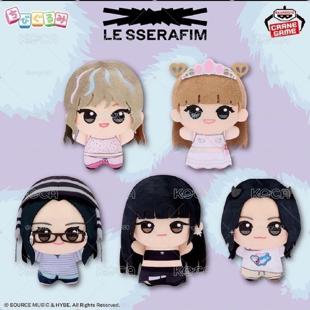 現貨速出 lesserafim BANDAI CRAZY 努努 