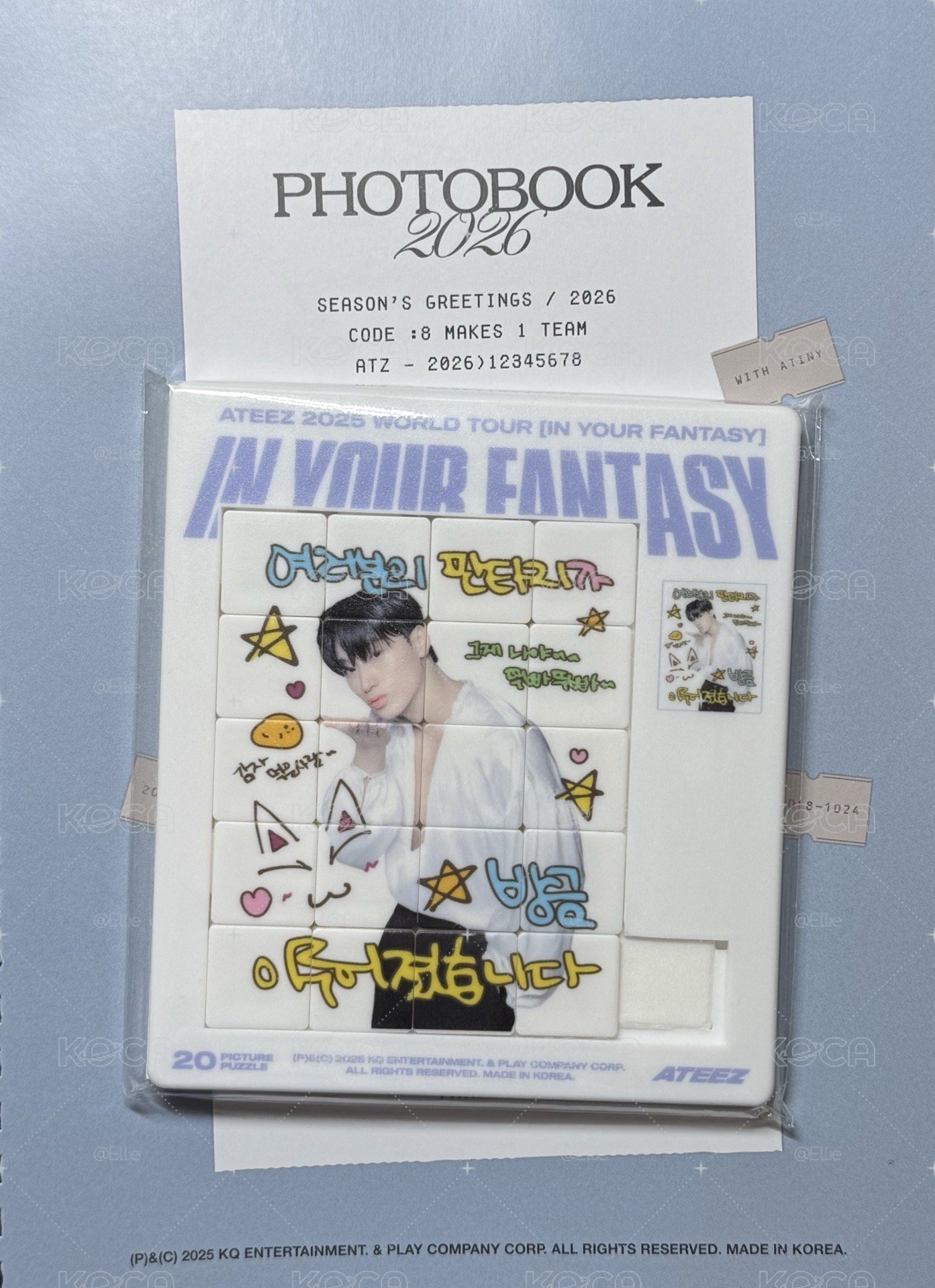 IN YOUR FANTASY 拼圖 SLIDING PUZZLE-傘咪