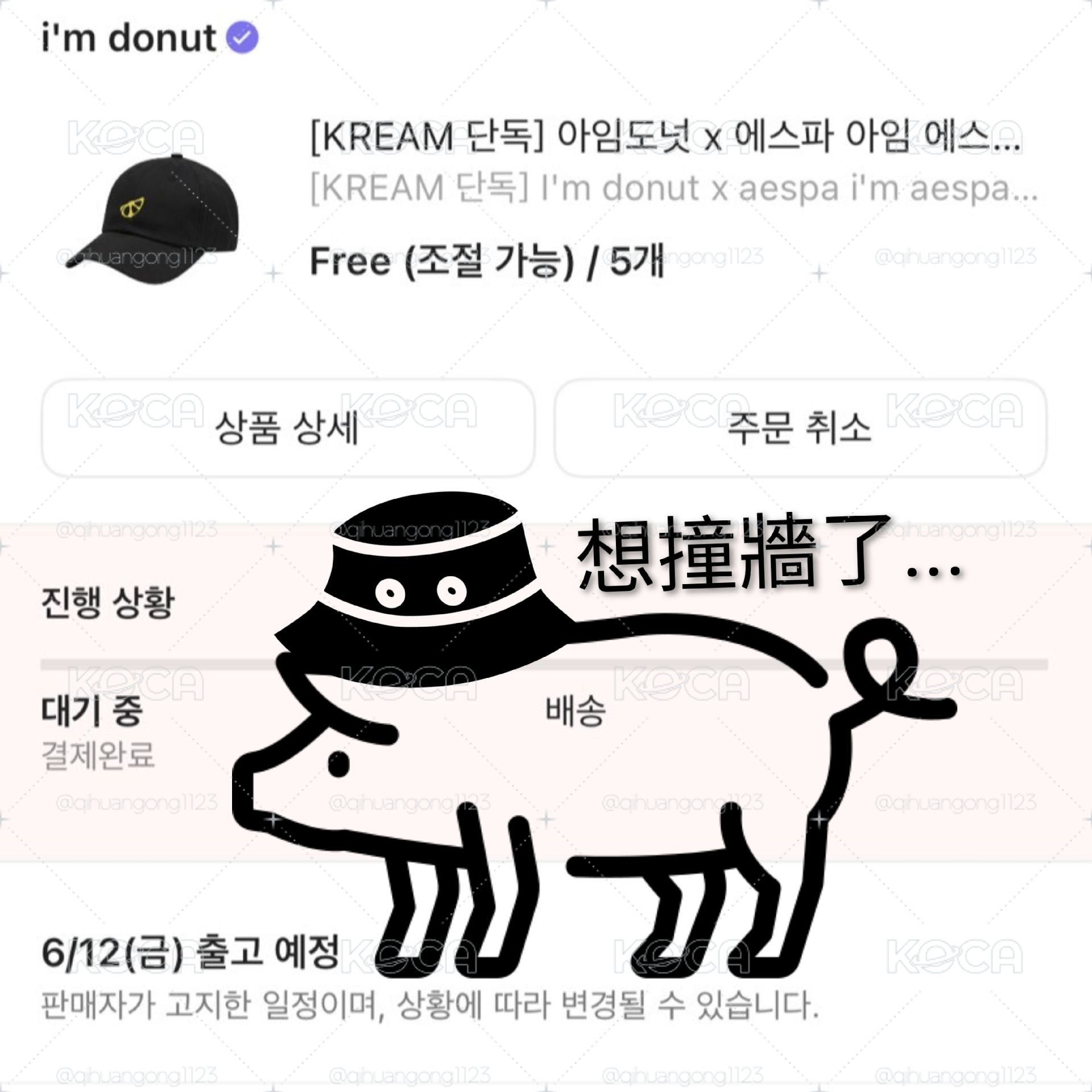 I'm aespa聯名帽
