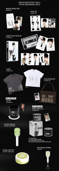 JAEHYUN FAN-CON TOUR < Mono > 周邊