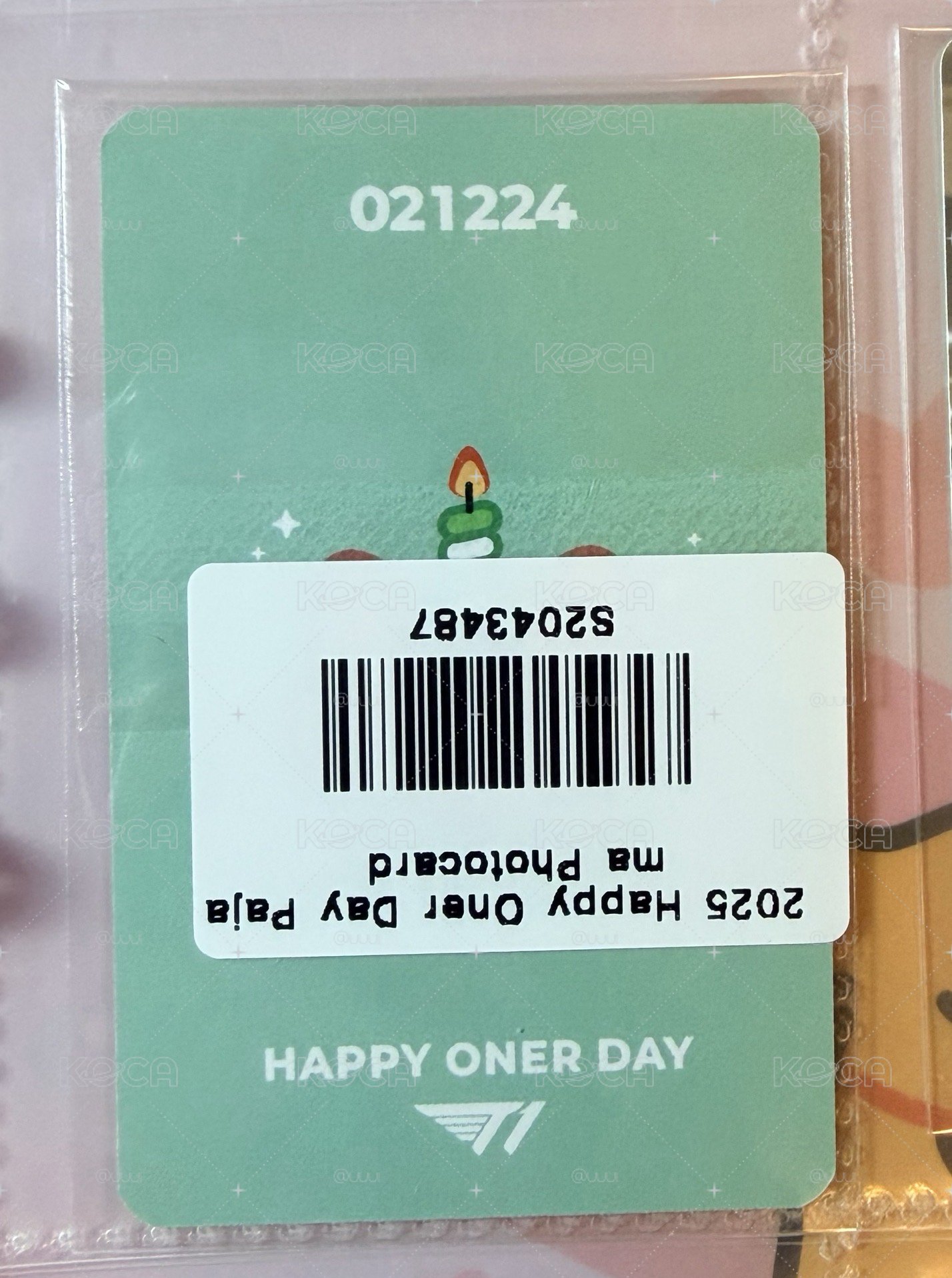 2025ONER生日禮_睡衣卡