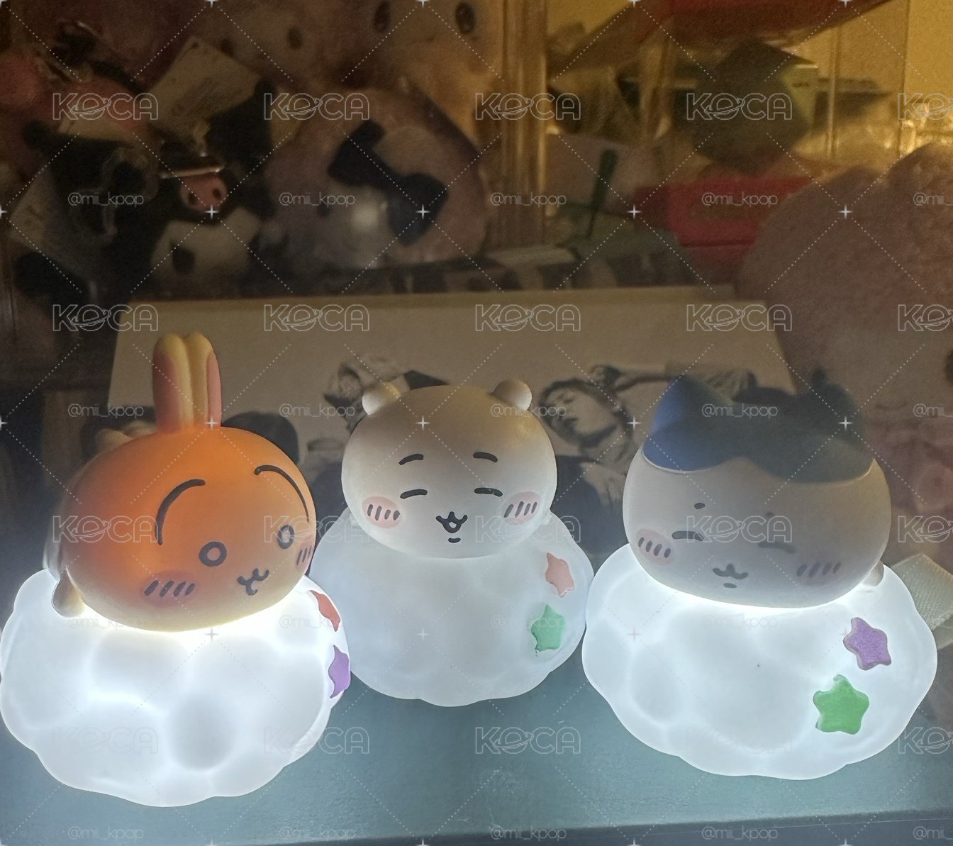 吉伊卡哇 發光的雲朵夜燈扭蛋