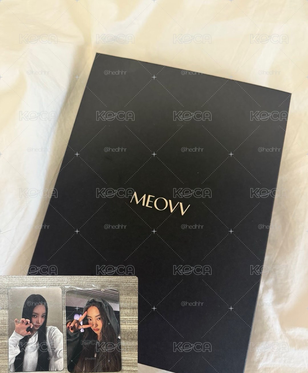 meovv筆記本未拆+黑帽&滿額卡