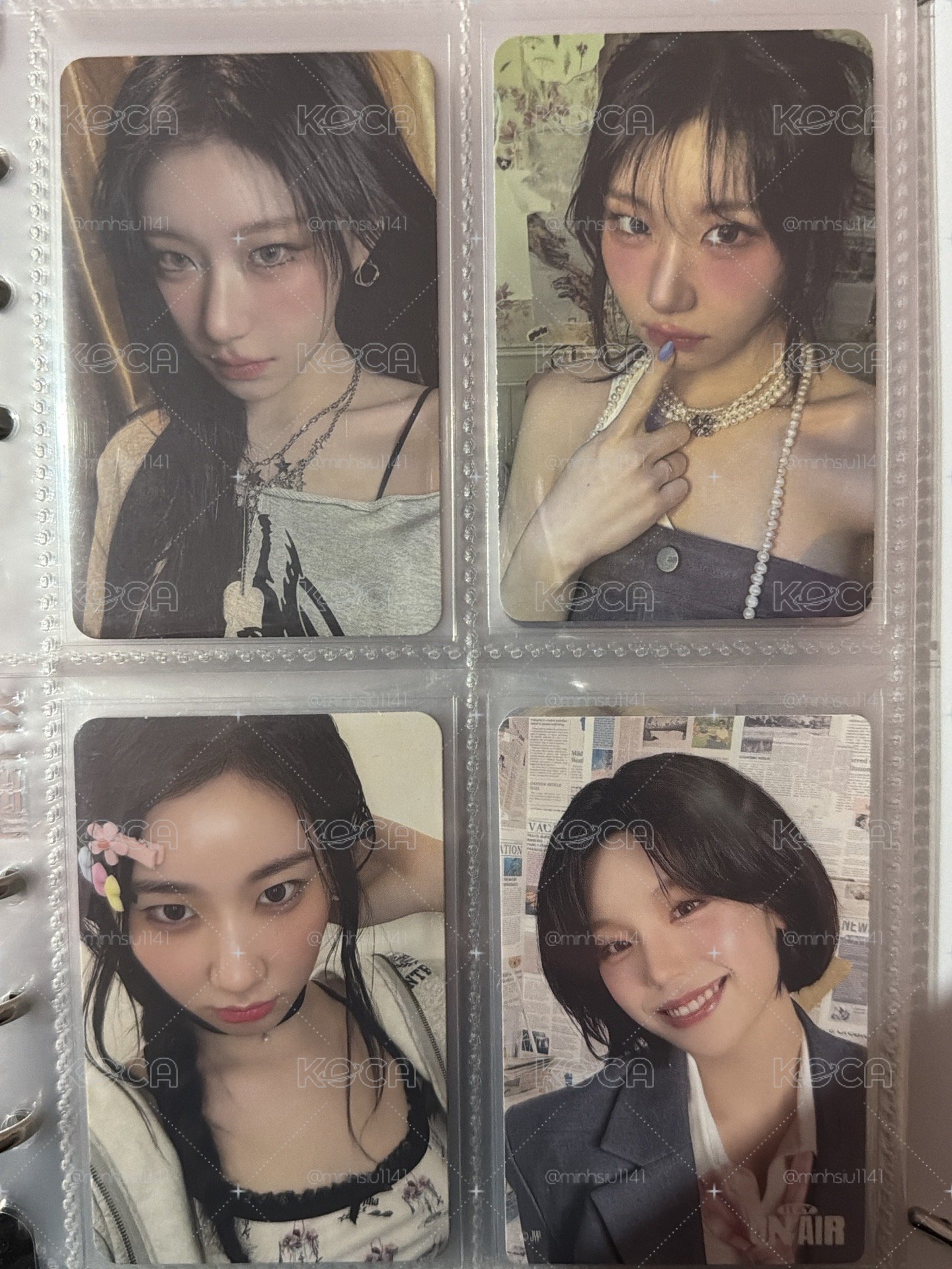 ITZY 專卡 貼紙 證件照