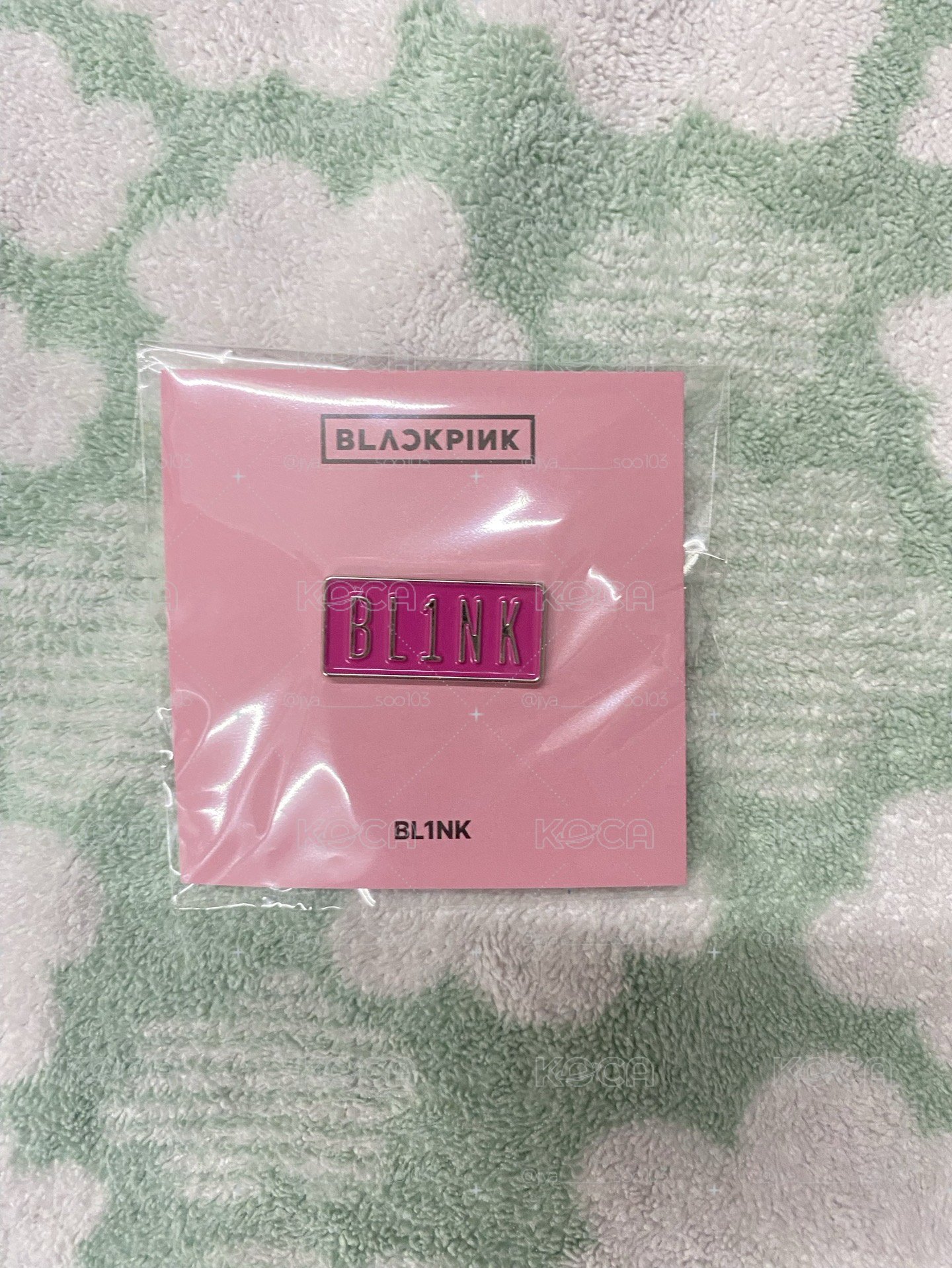 blackpink blink徽章全新未拆