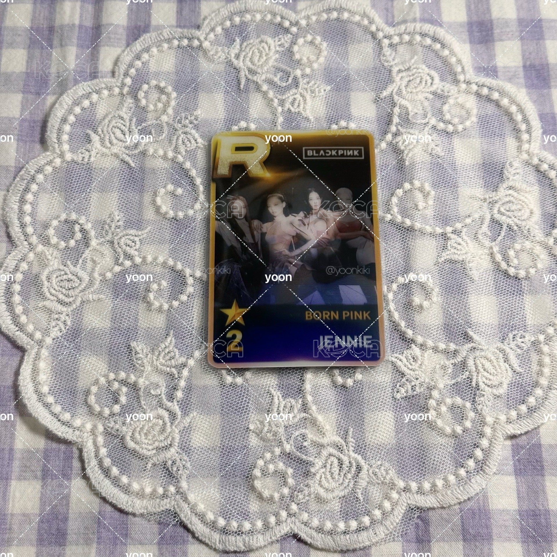 SSY 遊戲卡 BORN PINK首爾場 Jennie