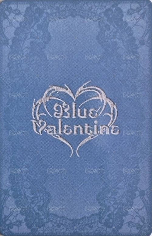 正規一 電子專 Blue ver. 專輯卡 自拍 背面