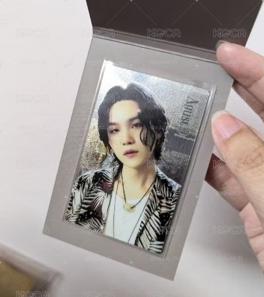 D-DAY SUGA AGUST D 閔玧其 金屬小卡