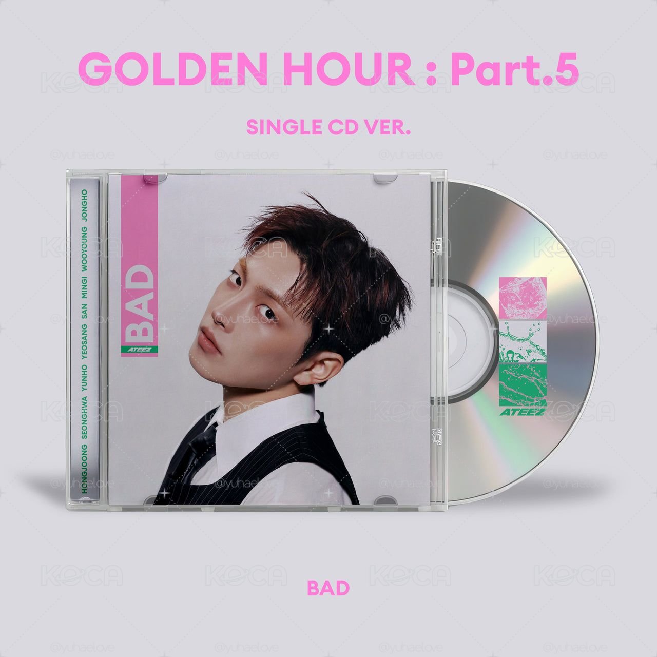 預購-GOLDEN HOUR PART.5 BAD SINGLE CD(US ONLY) ⚠️非現⚠️