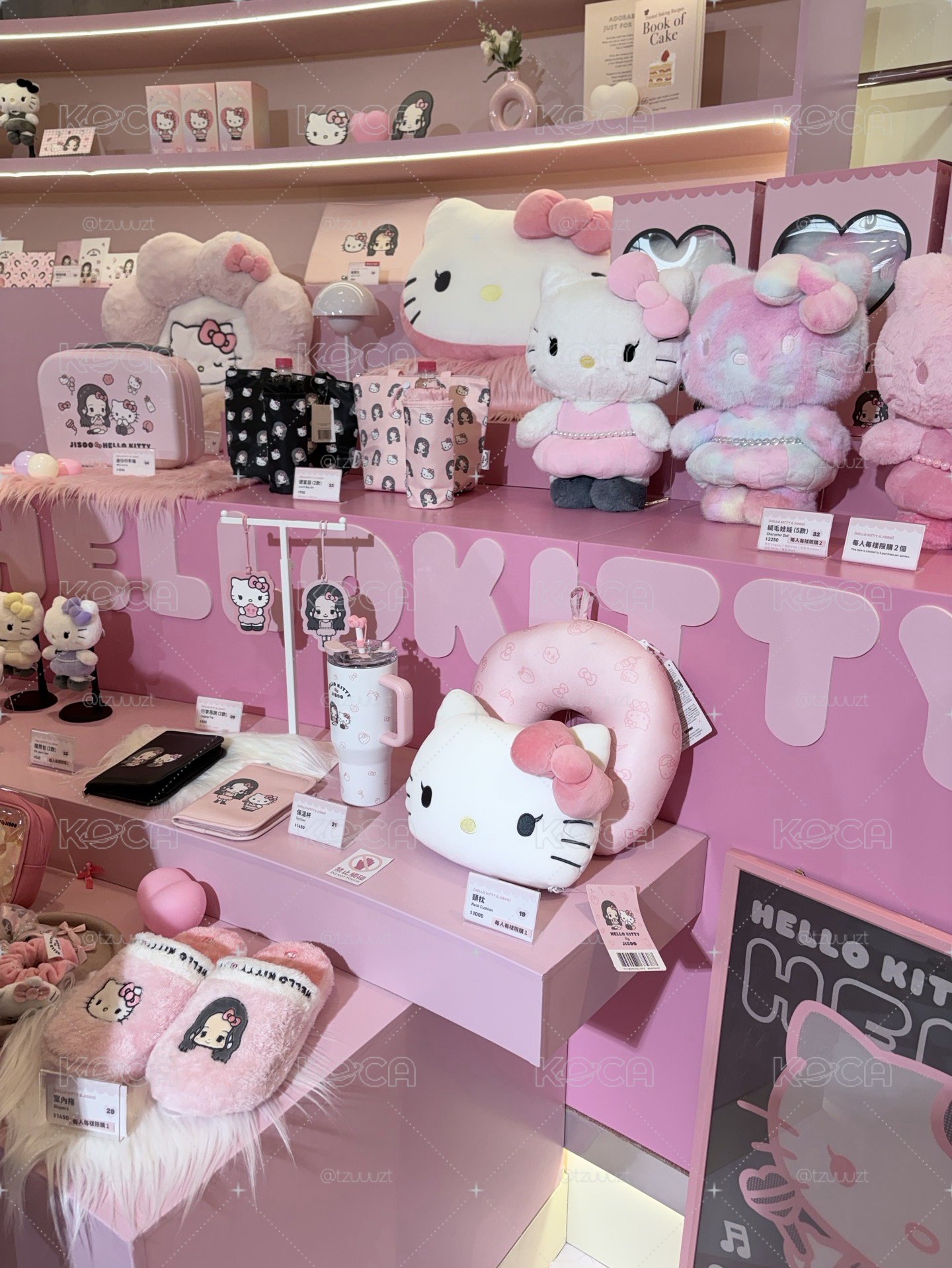 jisoo x kitty快閃店餘量