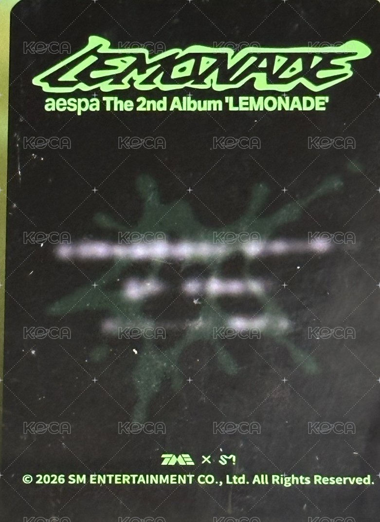 LEMONADE QQ音樂 四星 星光卡  背面