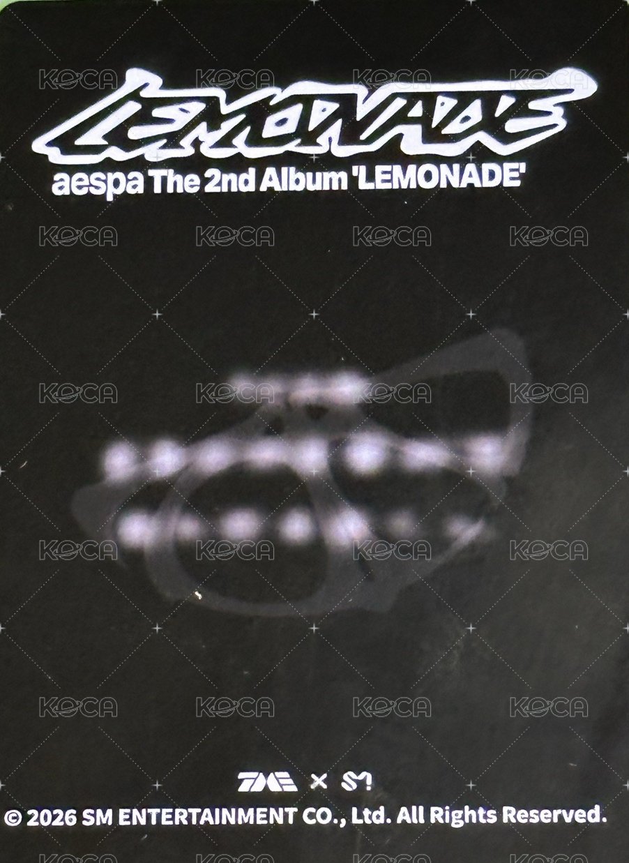 LEMONADE QQ音樂 三星 星光卡  背面