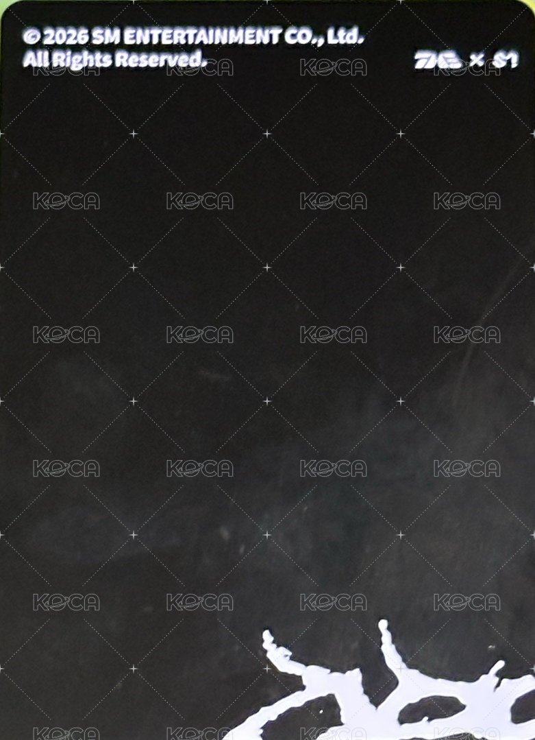 LEMONADE QQ音樂 二星 星光卡  背面